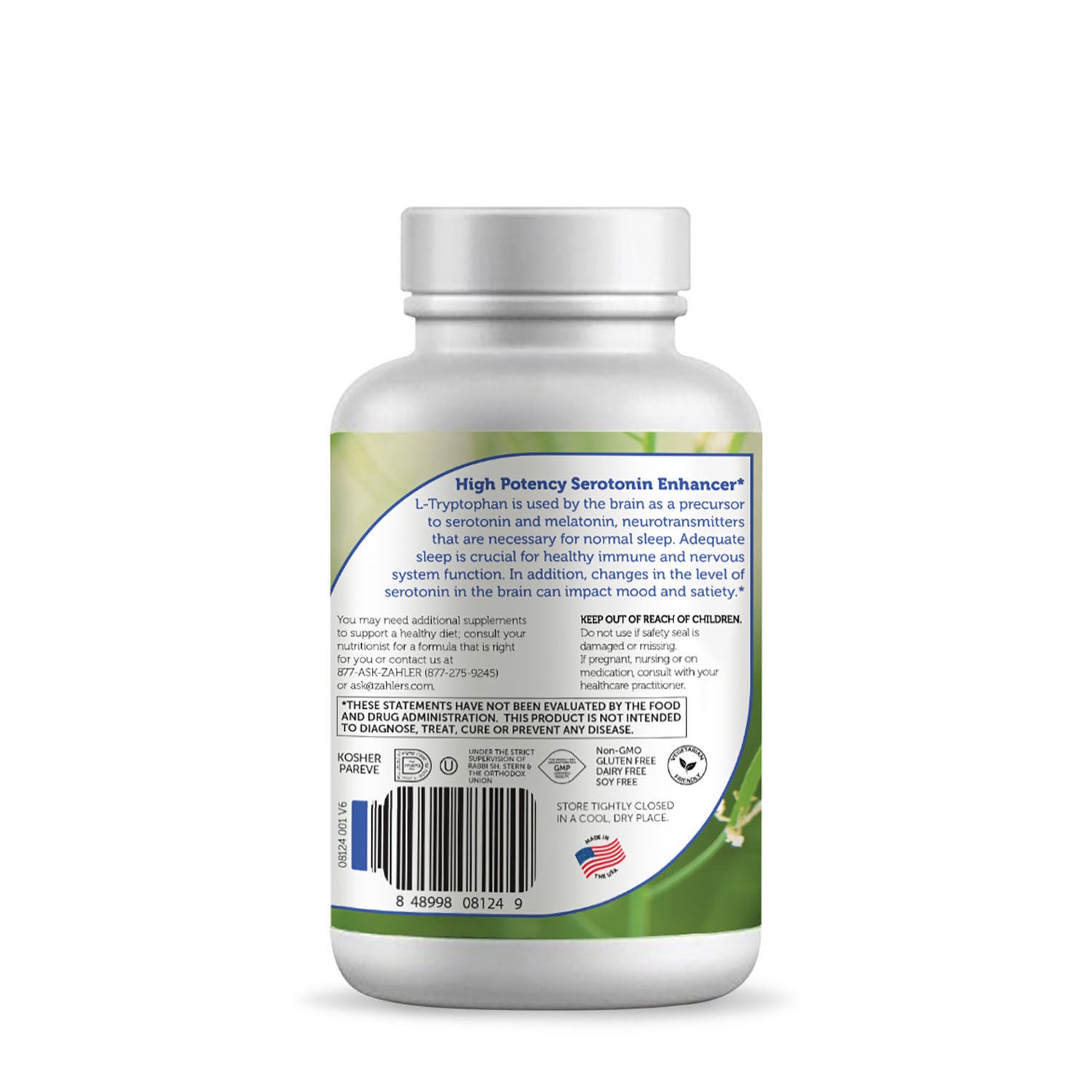 L-Tryptophan Supplement (60 Servings)